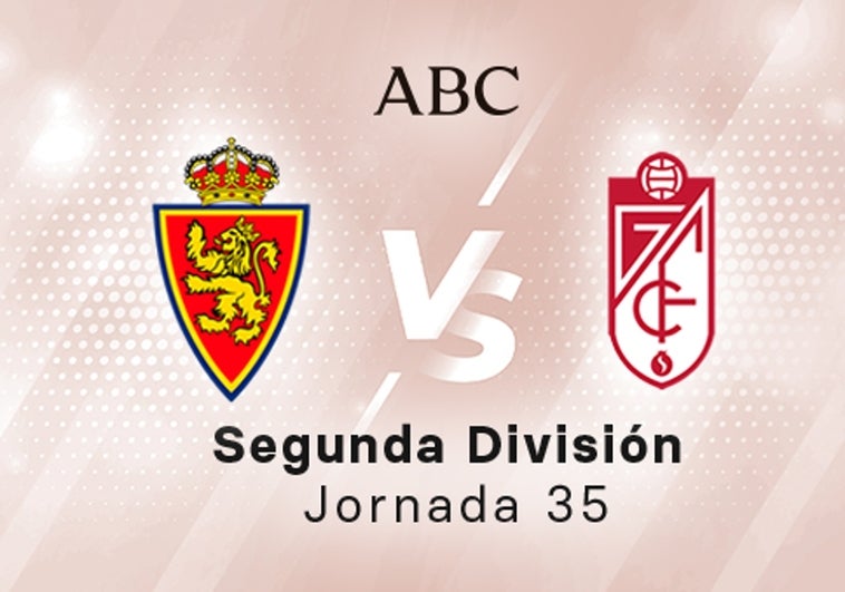 Zaragoza - Granada en directo hoy: partido de la Liga SmartBank, jornada 35