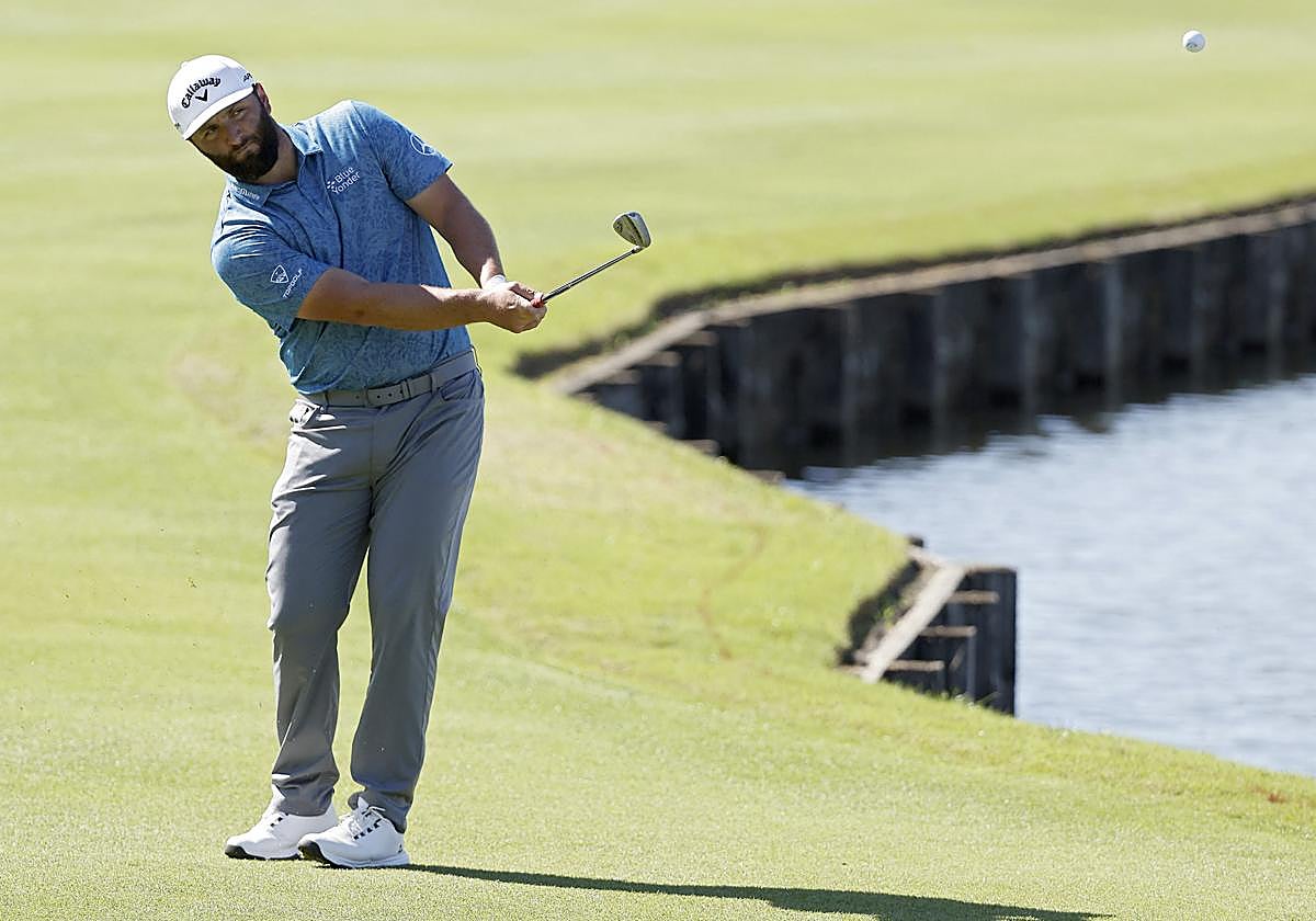 El golfista español Jon Rahm en el Mundial 'Match-Play'