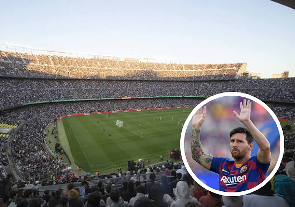 Más de 90.000 personas corearon el nombre de Messi