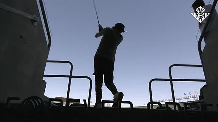 El Villamarín se disfraza de campo de golf por un día