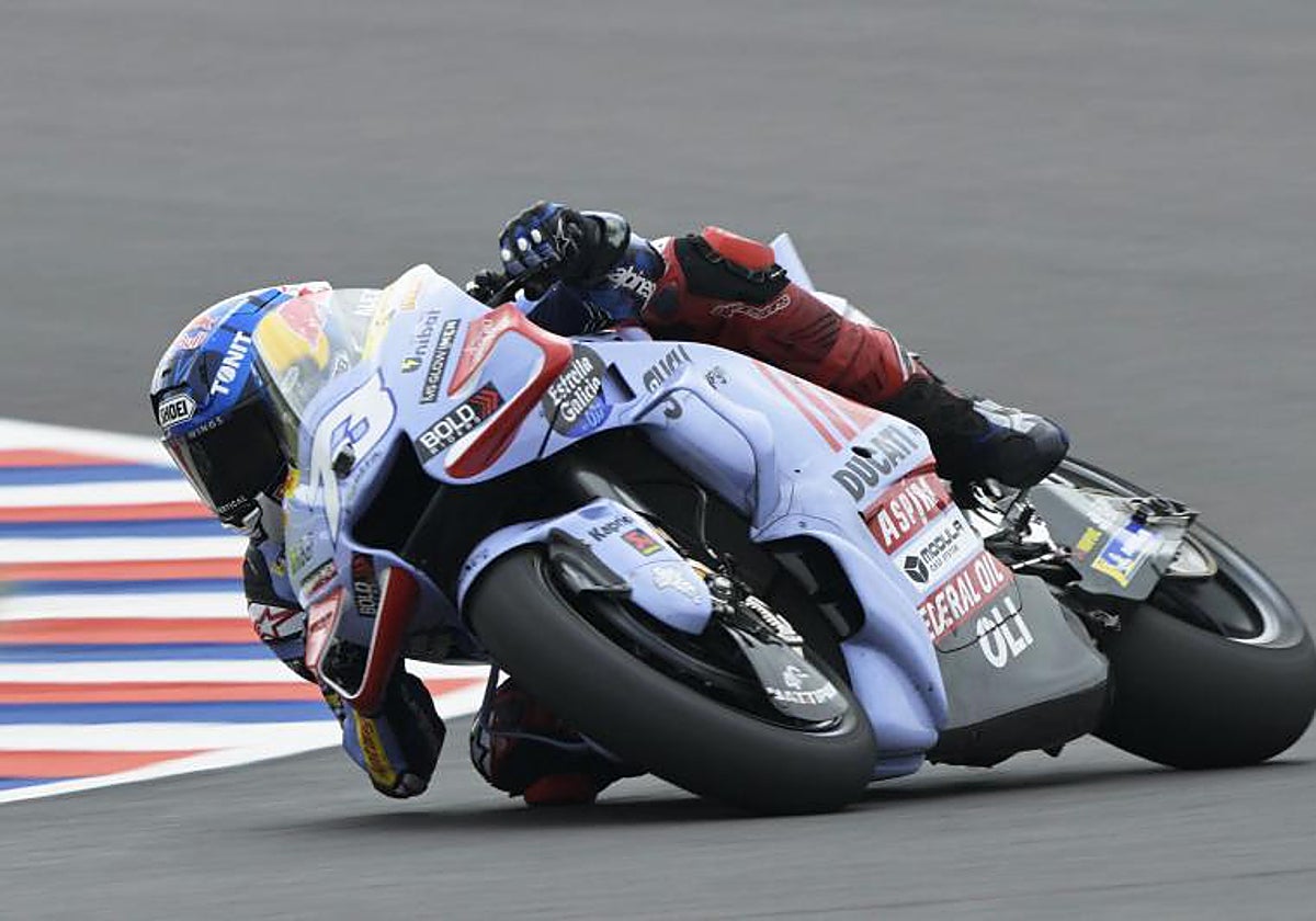 Álex Márquez, en el trazado de Termas del Río Hondo