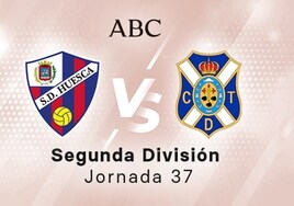 Huesca - Tenerife en directo hoy: partido de la Liga SmartBank, jornada 37