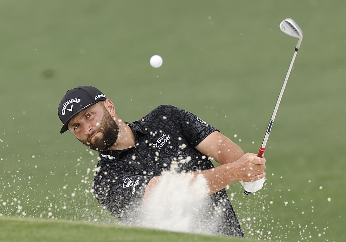 Jon Rahm durante el torneo Masters de Augusta