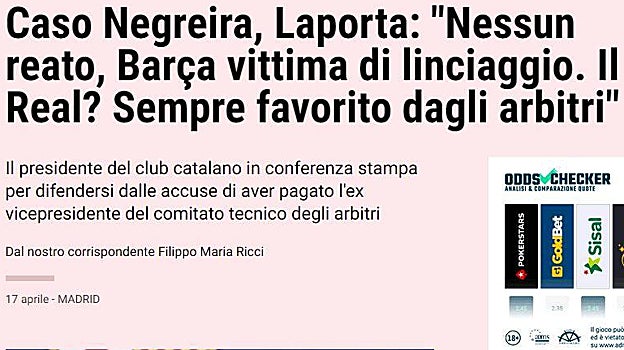 La prensa internacional, sorprendida por el «contraataque» de Laporta contra el Real Madrid
