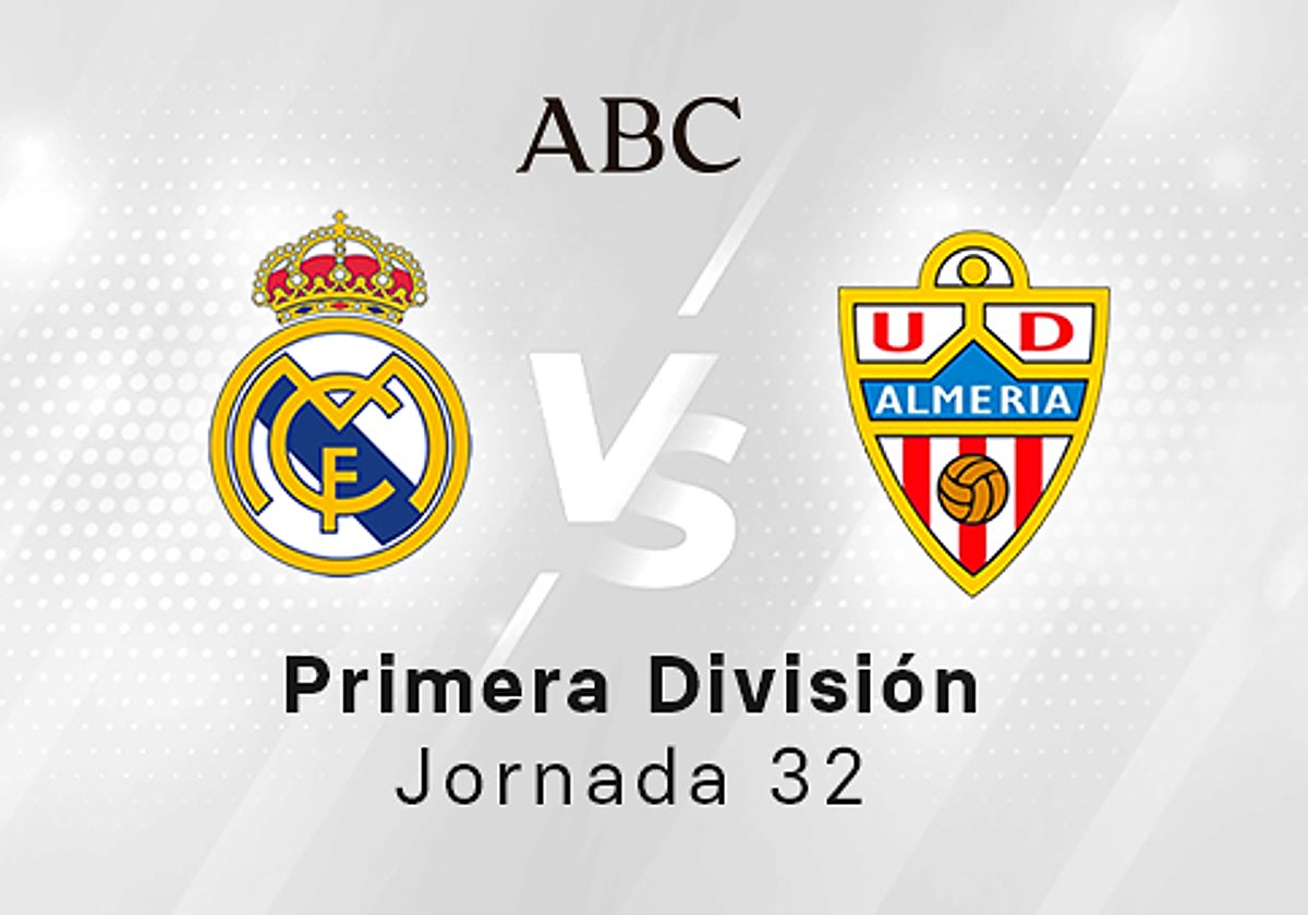 Real Madrid - Almería, estadísticas del partido