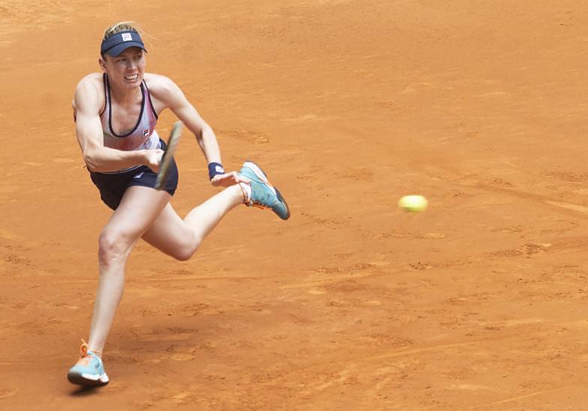 Ekaterina Alexandrova, durante el Mutua Madrid Open de 2022
