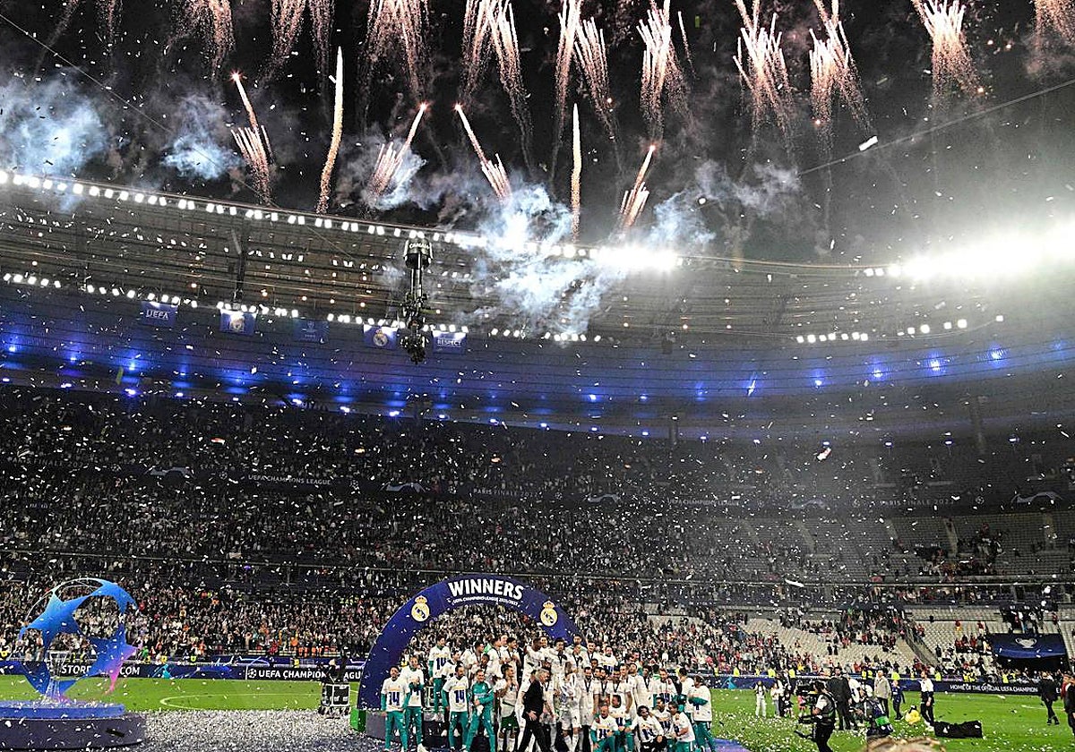 Imagen de la última final de la Champions, disputada en Saint Denis