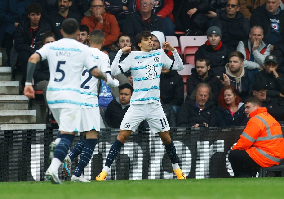 Joao Félix celebra su gol ante el Bournemouth