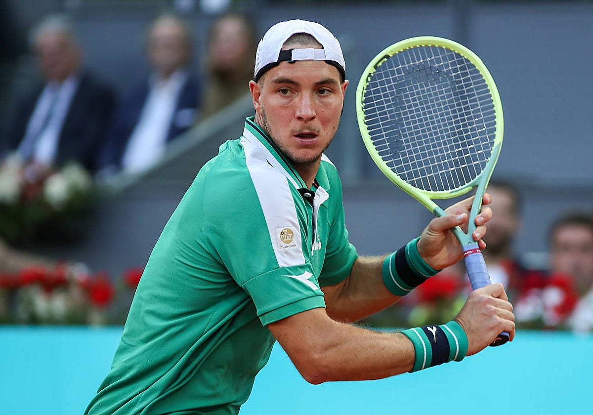 Struff, durante el Mutua Madrid Open