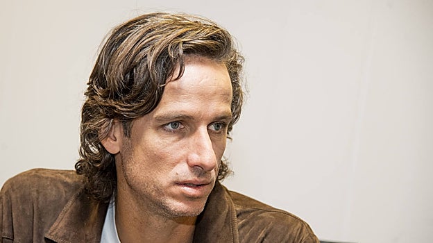 Feliciano López, durante la entrevista