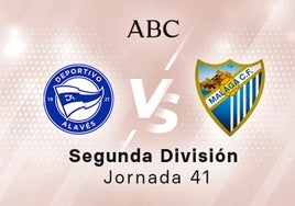 Alavés - Málaga en directo hoy: partido de la Liga SmartBank, jornada 41