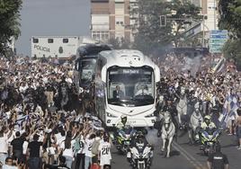 Hervor masivo en la llegada del Real Madrid a su templo