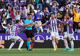 El gol del Valladolid, bien anulado: simplemente es mala suerte