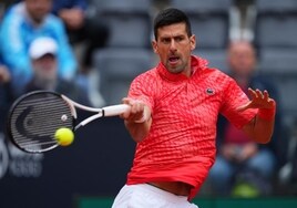 Djokovic, con paso firme en Roma