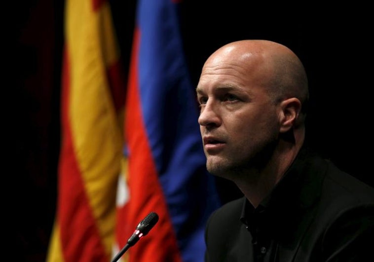 Jordi Cruyff durante un acto institucional en Barcelona