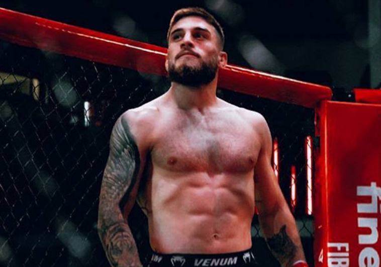 El luchador de MMA Aleksandre Topuria, durante una pelea
