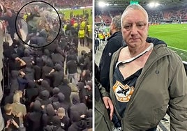 Los 'Leónidas' del West Ham: dos aficionados ingleses contienen a golpes a decenas de ultras del AZ Alkmaar