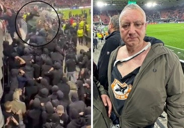 Los 'Leónidas' del West Ham: dos aficionados ingleses contienen a golpes a decenas de ultras del AZ Alkmaar