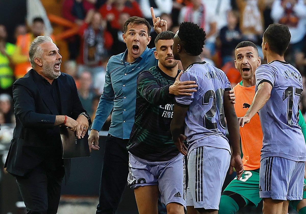 Vinicius se encara con Marchena