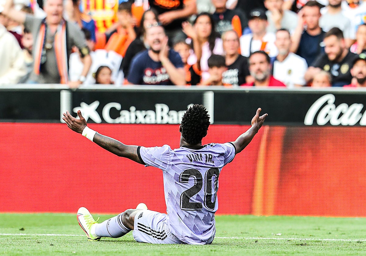 Vinicius, en Mestalla