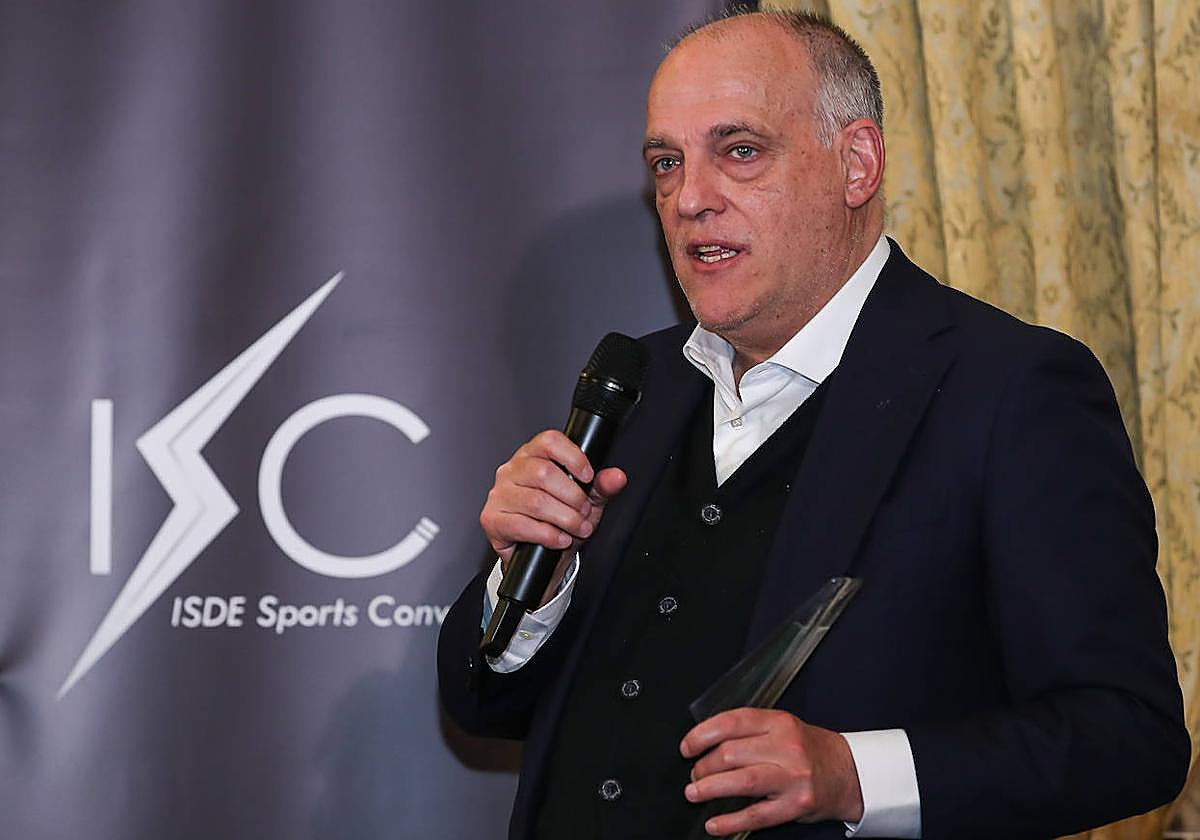 El residente de LaLiga, Javier Tebas