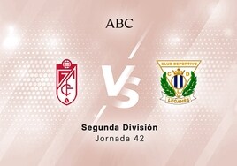 Granada - Leganés en directo hoy: partido de la Liga SmartBank, jornada 42