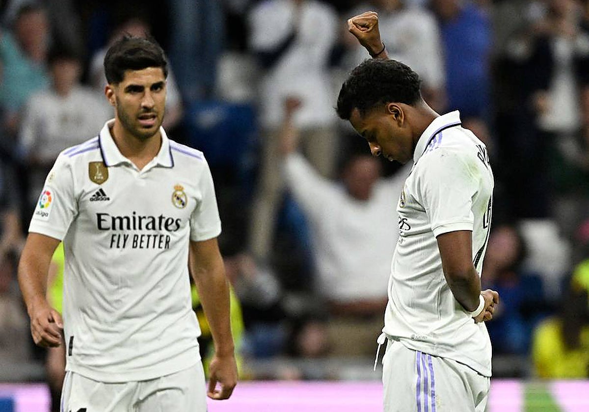 Así celebró Rodrygo el gol de la victoria ante el Rayo