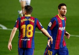 La emotiva despedida de Messi a Jordi Alba: «Fuiste más que un compañero»
