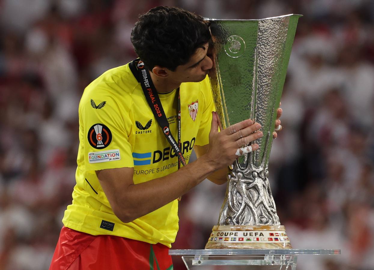 El Sevilla F.C. celebra su séptima Europa League en Budapest