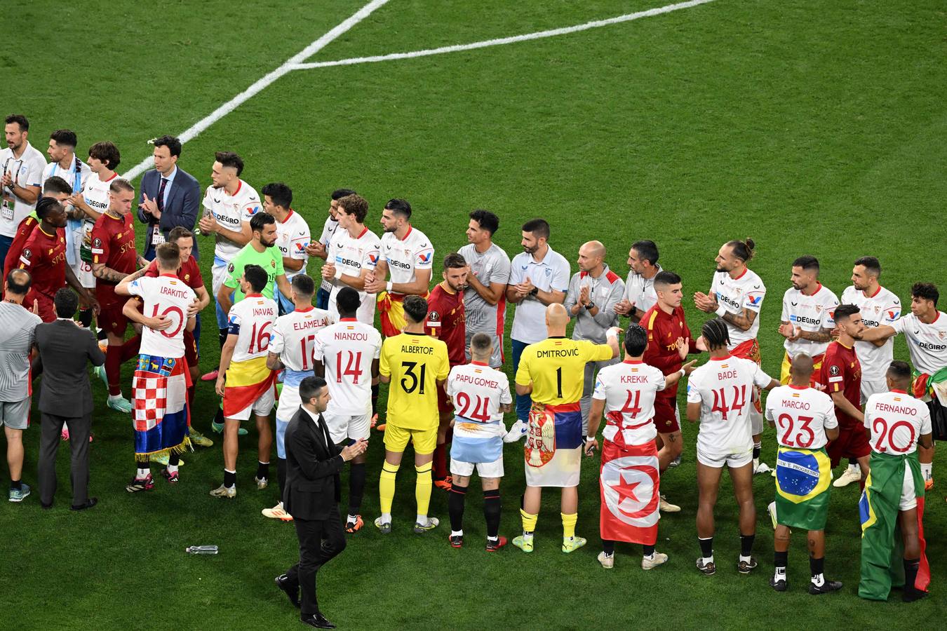 El Sevilla F.C. celebra su séptima Europa League en Budapest