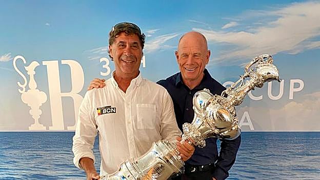 Guillermo Altadill, CEO del equipo español con Grant Dalton