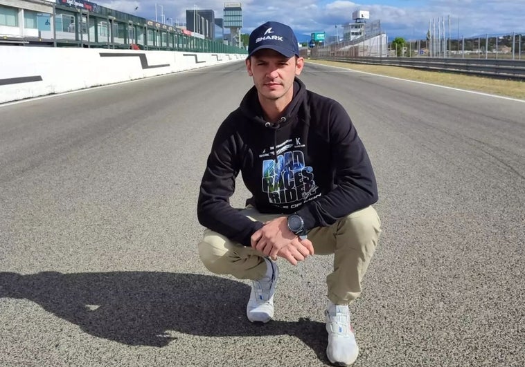 Víctor López, en el circuito del Jarama