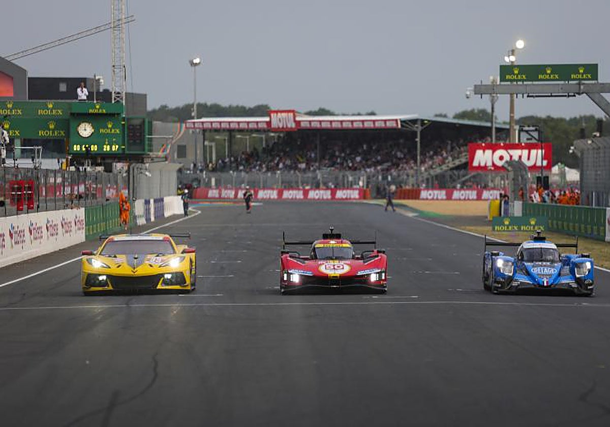 Tres prototipos al finalizar la clasificación de las 24 horas de Le Mans