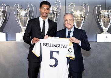 Presentación de Bellingham: «Crecí viendo al Real Madrid. Creo que eso es lo que me hizo soñar con jugar en este club»