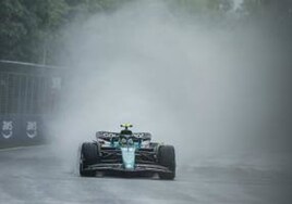 Alonso sale segundo tras un gran duelo con Verstappen en la lluvia de Montreal
