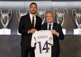 Joselu: «La vuelta al Real Madrid es siempre especial»
