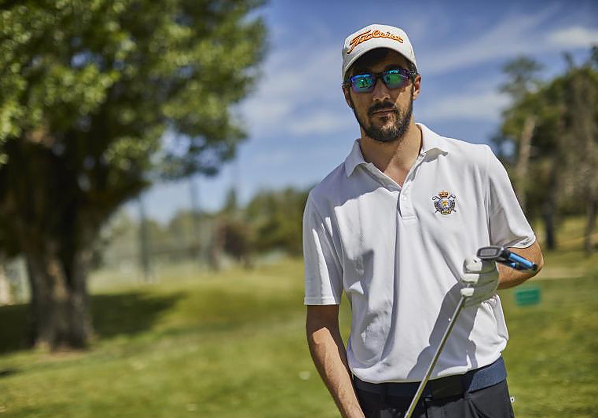 Álex de Miguel, en el club Puerta de Hierro de Madrid