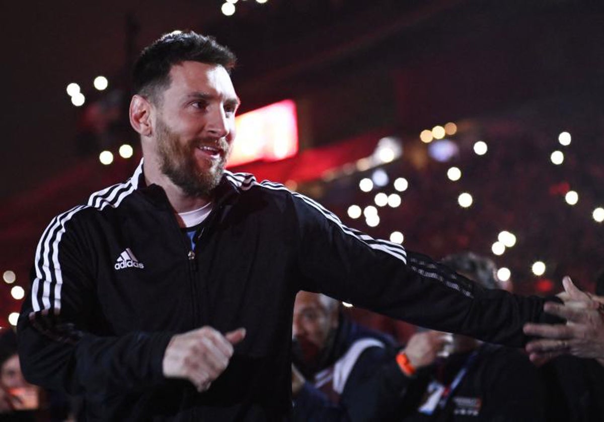 Leo Messi, concentrado con la selección argentina en Rosario