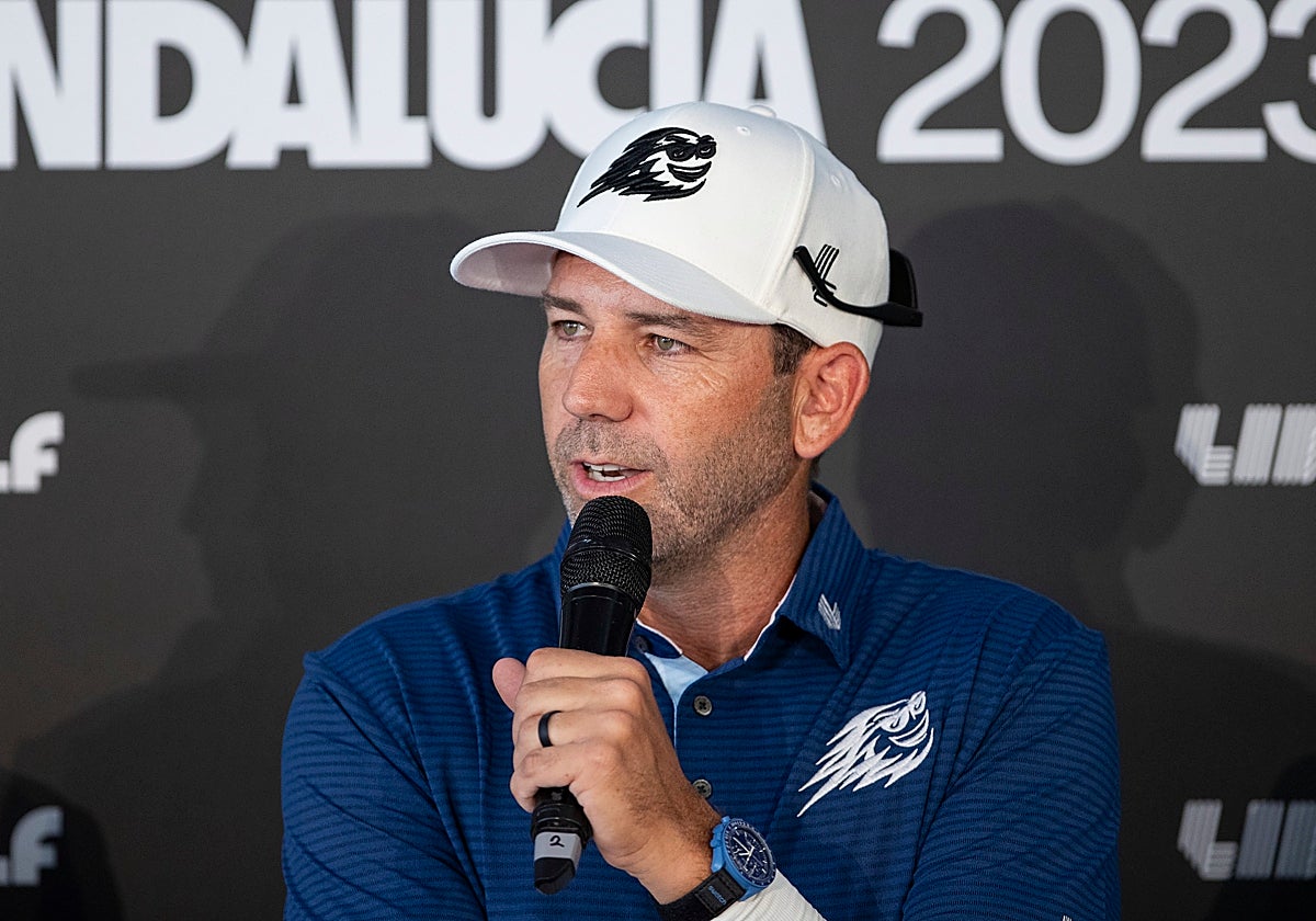 Sergio García, en la presentación del LIV Golf Andalucía