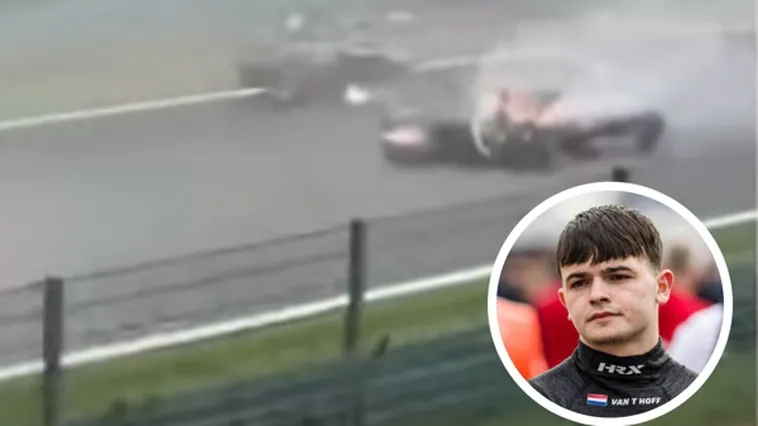 Tragedia en Spa: muere a los 18 años el piloto Dilano van't Hoff tras un brutal accidente