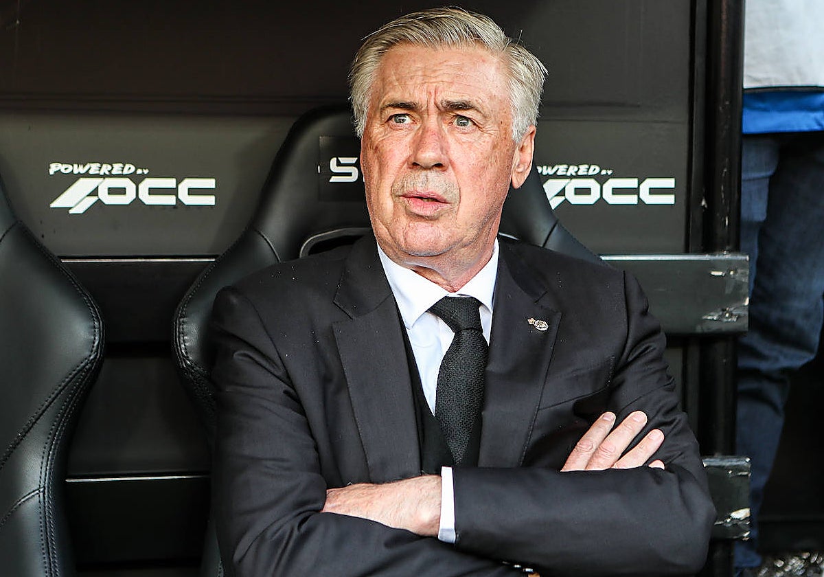 Carlo Ancelotti, entrenador del Real Madrid