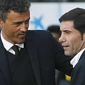 Luis Enrique - Marcelino, duelo asturiano en el clásico del fútbol francés