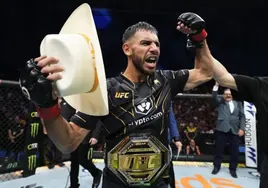 Yair Rodríguez , campeón interino de UFC: «Ilia Topuria estuvo excelente. Yo estaría contentísimo de estelarizar un evento en España»