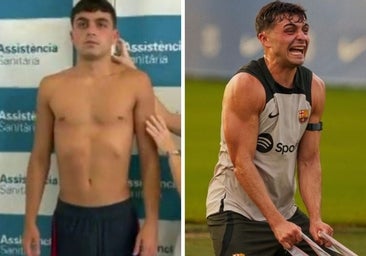 Pedri revoluciona las redes con su cambio físico