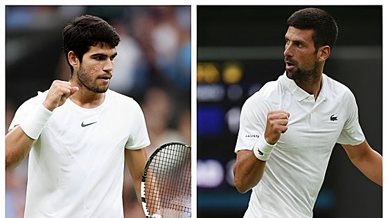 Carlos Alcaraz hoy: dónde ver en televisión y online el partido contra Djokovic de la final de Wimbledon en directo