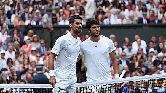 Las mejores imágenes de la final de Wimbledon entre Djokovic y Alcaraz