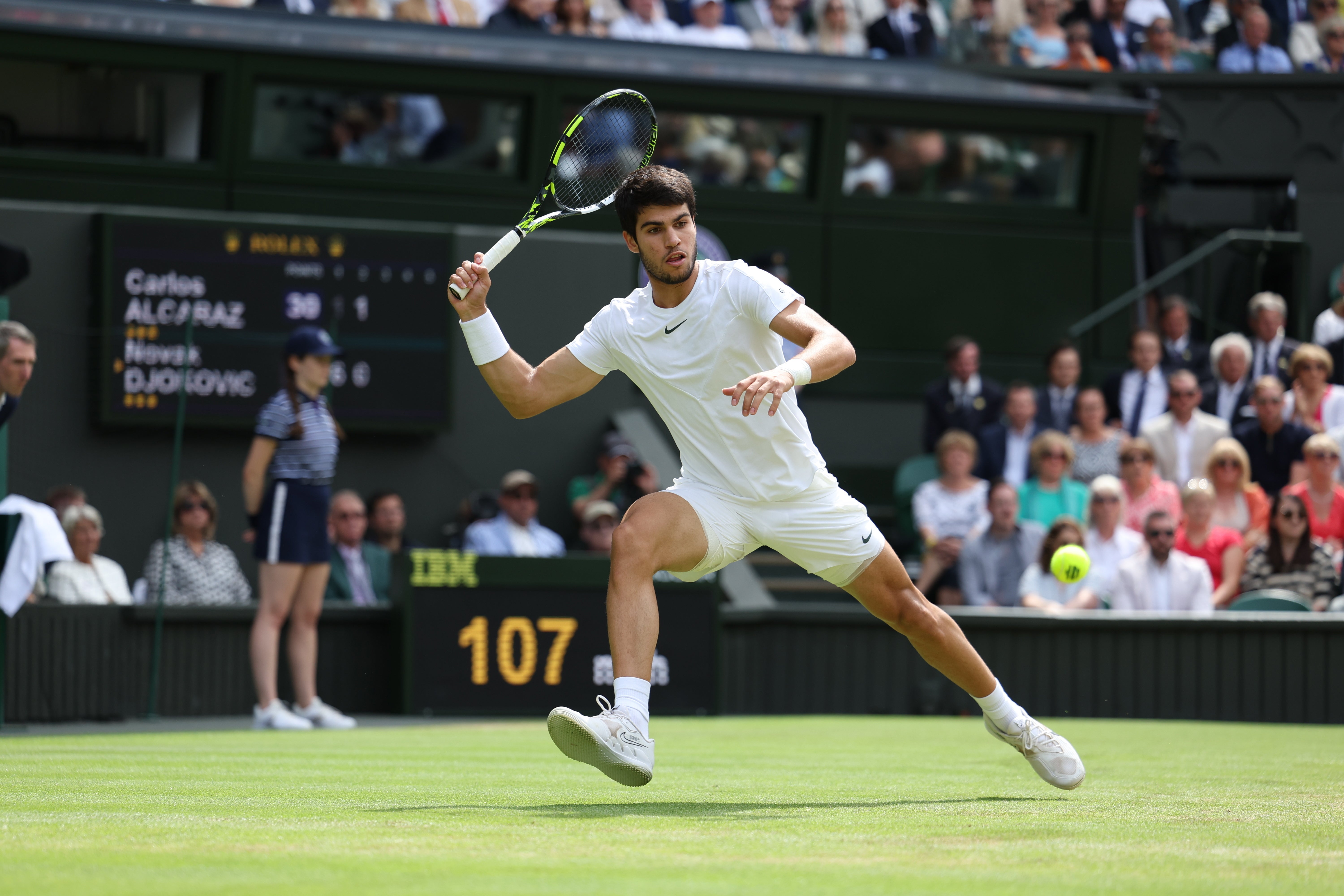 El tercer set con igualdad máxima en el marcador de la final del campeonato de Wimbledon 2023