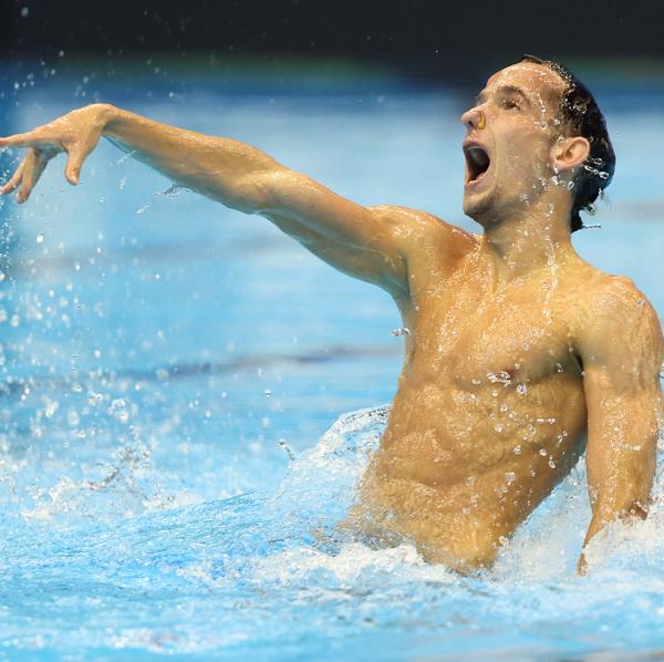 Fernando Díaz del Río, un pionero en la sincronizada masculina que fusiona el ballet con la natación