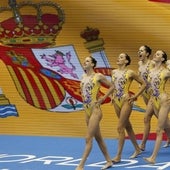 España, campeona del mundo en equipo técnico de natación artística