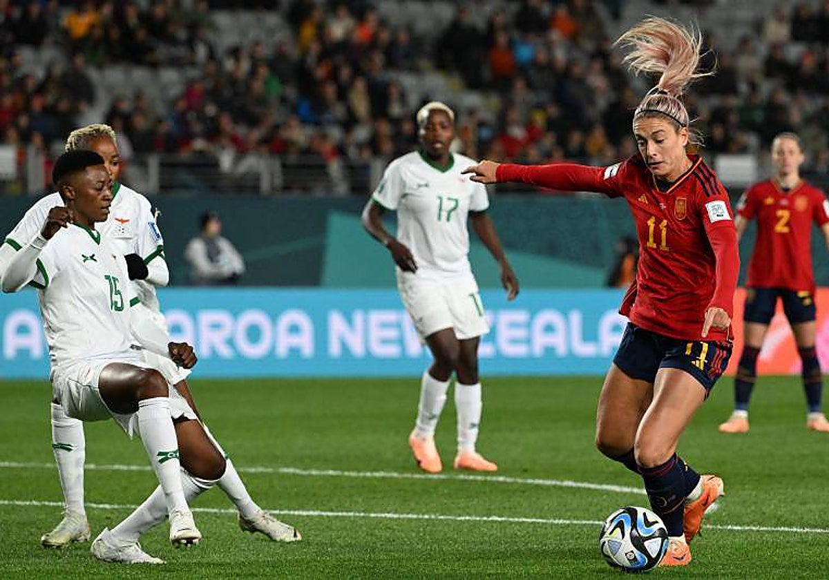 Alexia Putellas, ante Zambia